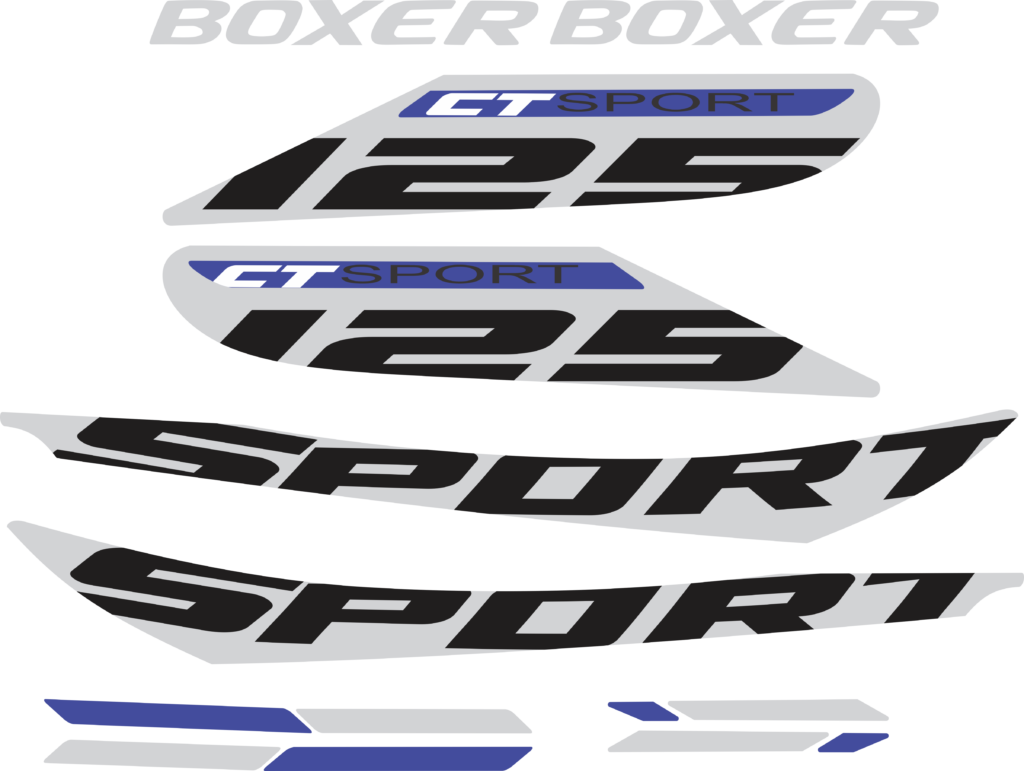 Kit de Calcomanías Bajaj BOXER CT 125 SPORT